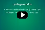 OddsTV: Chelsea - Everton og Arsenal - Sunderland