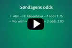 OddsTV: Norwich - Tottenham og AGF - FC København