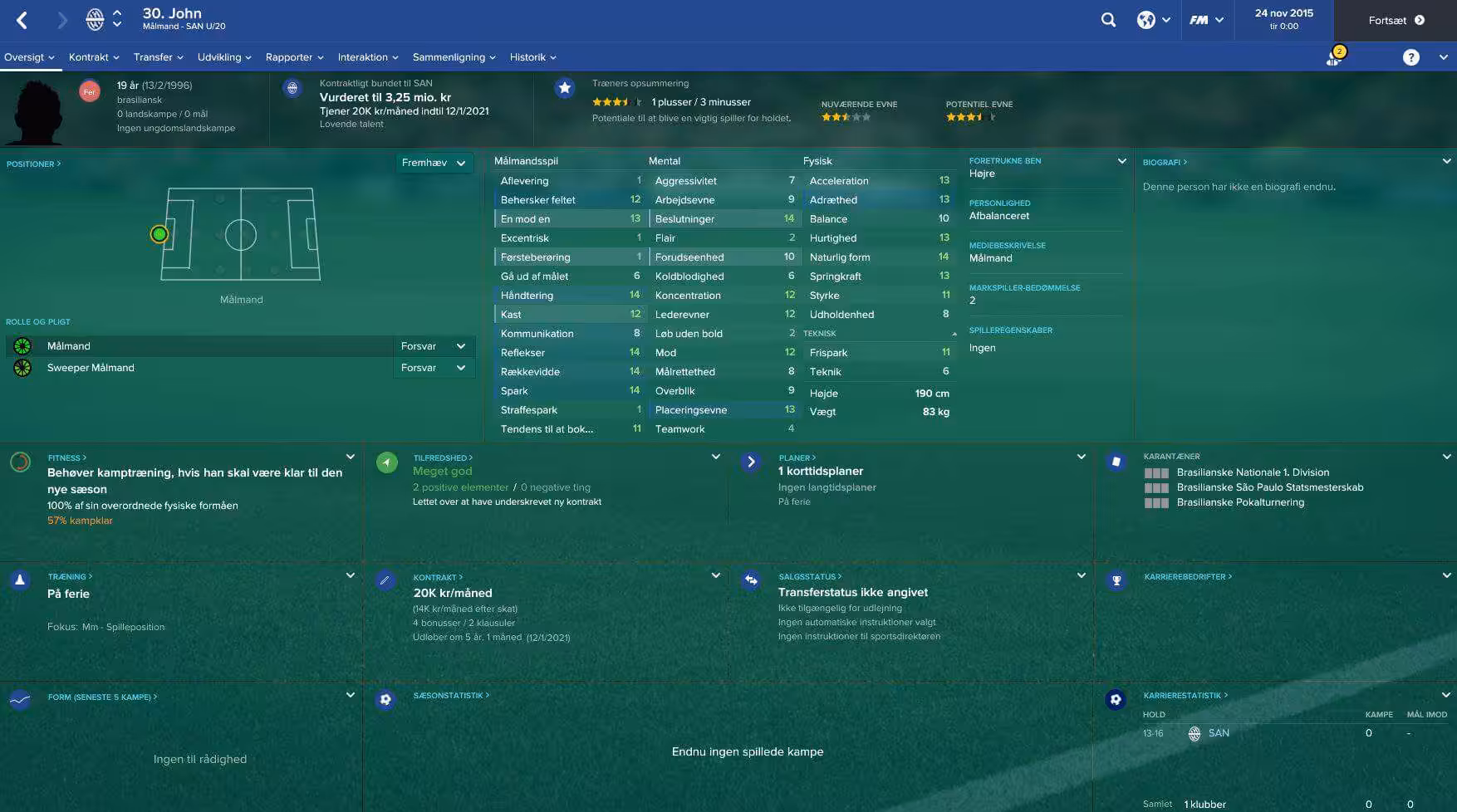 John - Football Manager 2017