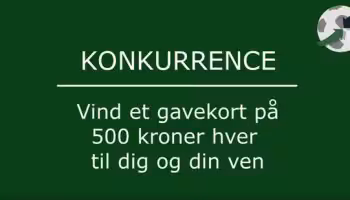 Konkurrence: Vind et gavekort til dig og din ven